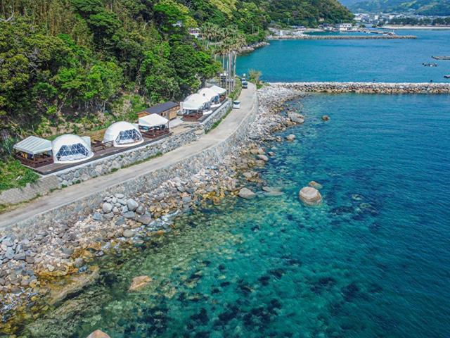 Itoshima Sdgs Village Chikyu Mirai -海の大パノラマ-全室オーシャンビューのドームテント Exterior foto